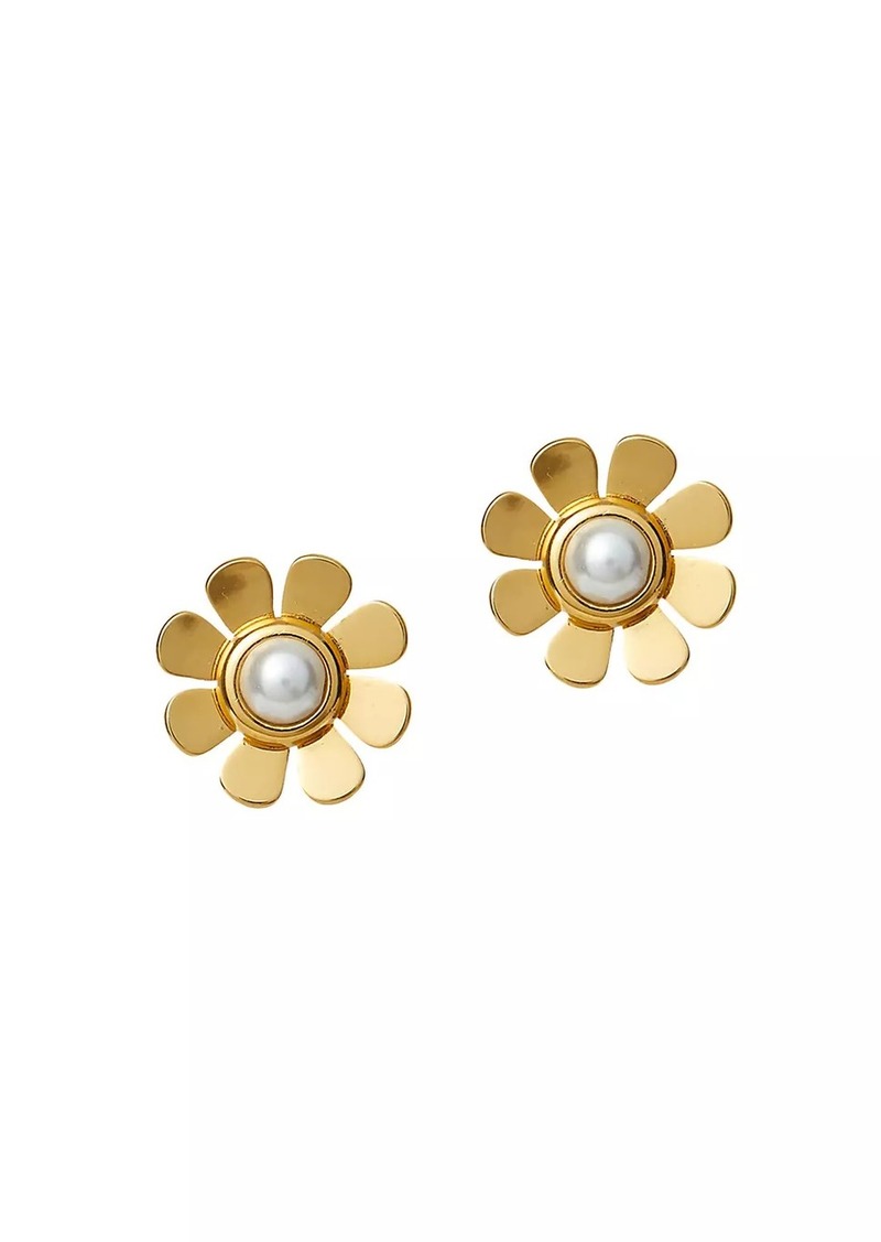 Lele Sadoughi Daisy Stud EarringsOsGold 720