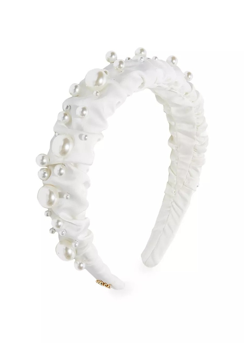 Lele Sadoughi Kelly Imitation Pearl Headband