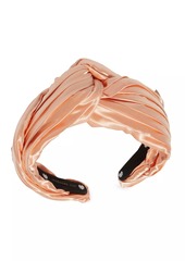 Lele Sadoughi Kids Greta Satin Twisted Headband