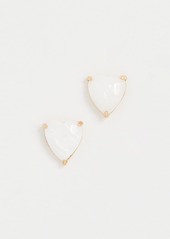 Lele Sadoughi Ashford Heart Stud Earrings