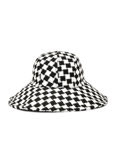 Lele Sadoughi Checkered Sun Bucket Hat