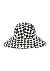 Lele Sadoughi Checkered Sun Bucket Hat