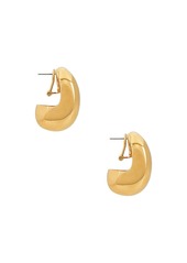 Lele Sadoughi Dome Hoop Earrings
