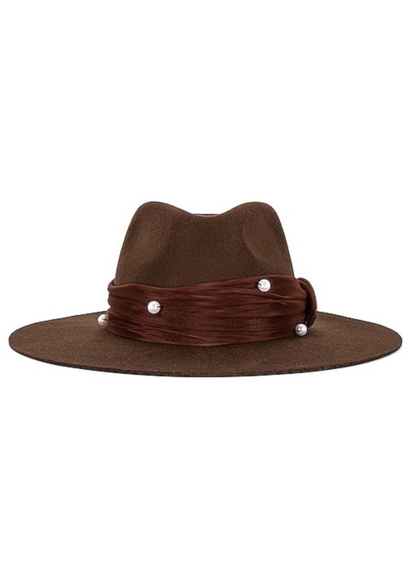 Lele Sadoughi Farrah Wool Rancher Hat