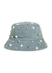 Lele Sadoughi Jeweled Bucket Hat