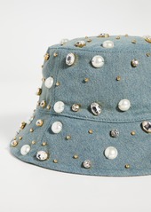 Lele Sadoughi Jeweled Bucket Hat