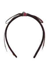 Lele Sadoughi Plaid Bardot Headband