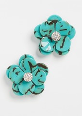 Lele Sadoughi Poppy Button Earrings