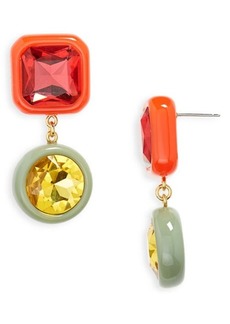 Lele Sadoughi Scarlet Pop Crystal Drop Earrings at Nordstrom
