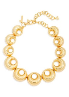 Lele Sadoughi Technicolor Medallion Collar Necklace