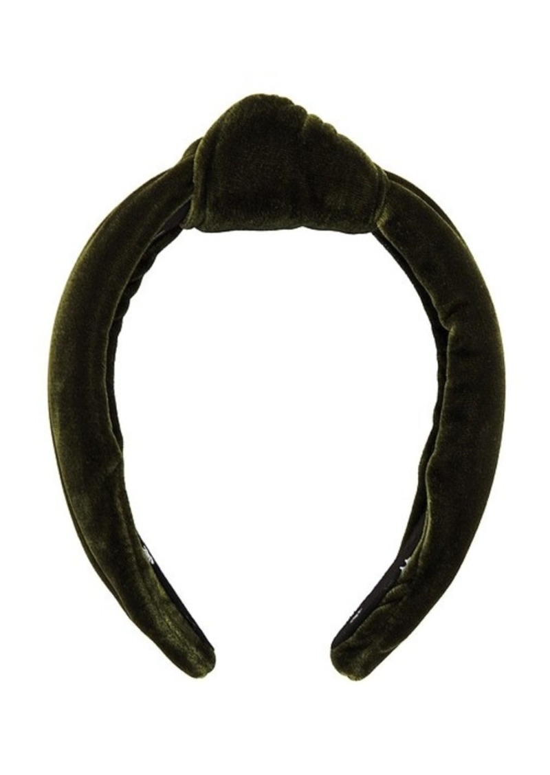 Lele Sadoughi Velvet Knotted Headband