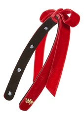 Lele Sadoughi Velvet Ribbon Headband