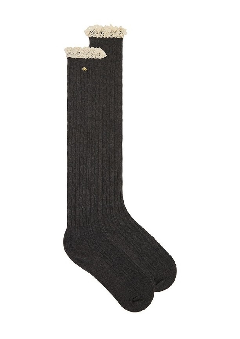 Lele Sadoughi Victoria Knee High Sock