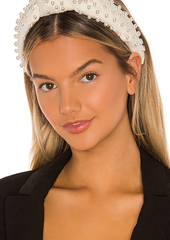 Lele Sadoughi Woven Pearl Headband