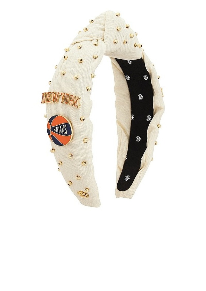 Lele Sadoughi x NBA New York Knicks Embellished Headband