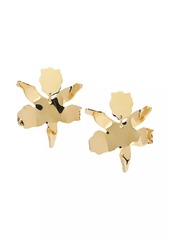 Lele Sadoughi Paper Lily 14K-Gold-Plated Small Drop Earrings