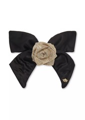 Lele Sadoughi Rose Bow Barrette