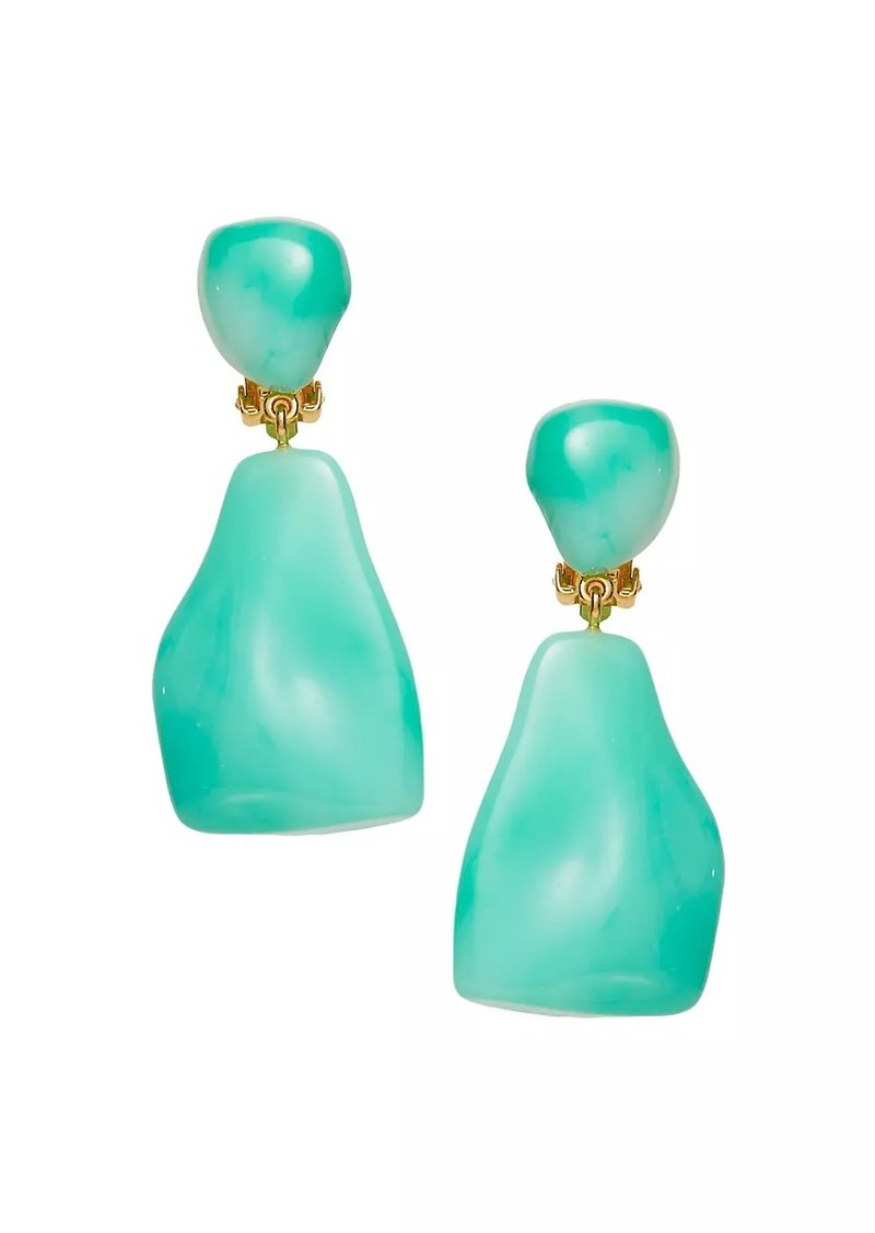 Lele Sadoughi Wilma 14K Gold-Plated & Acetate Drop Earrings