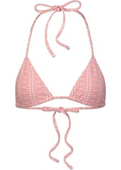 Lemlem geometric print bikini top