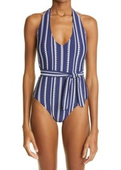 lemlem Nunu Halter One-Piece Swimsuit