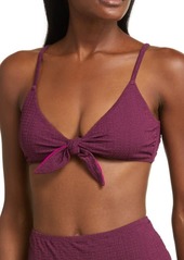 lemlem Sara Tie Front Bikini Top