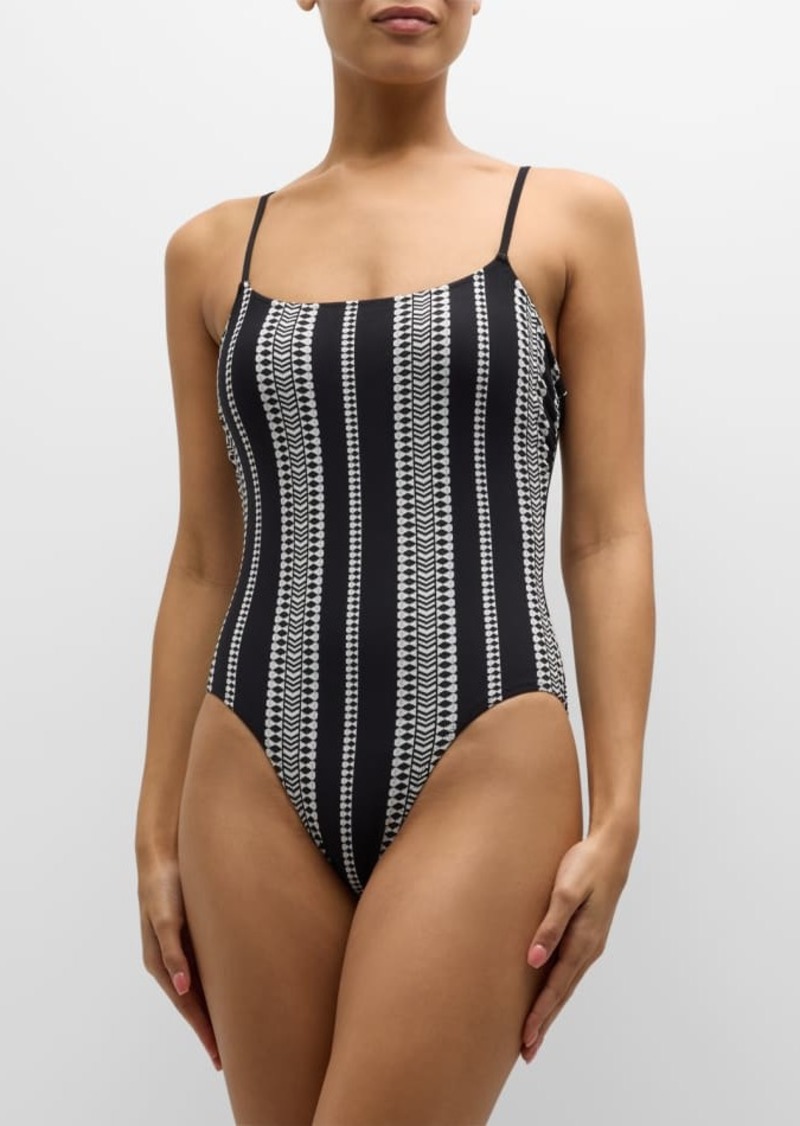 Lemlem Luchia Classic One-Piece Swimsuit 