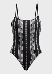 Lemlem Luchia Classic One-Piece Swimsuit 