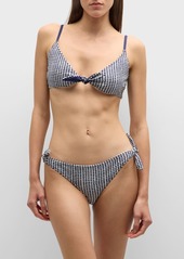 Lemlem Lucy Side-Tie Bikini Bottoms