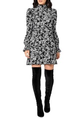 Leota Bianca Womens Knit Floral Shift Dress