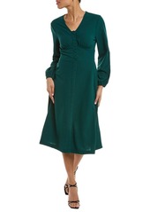 Leota Moss Crepe Midi Dress