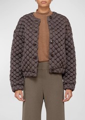 LESET Jack Onion-Quilted Bomber Jacket 