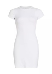 LESET Kelly Cotton-Blend Slim-Fit Minidress