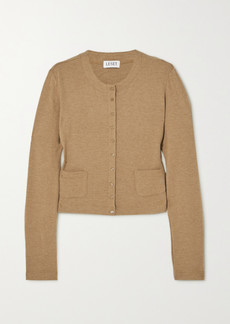 Pointelle-knit Cotton-jersey Cardigan - 50% Off!