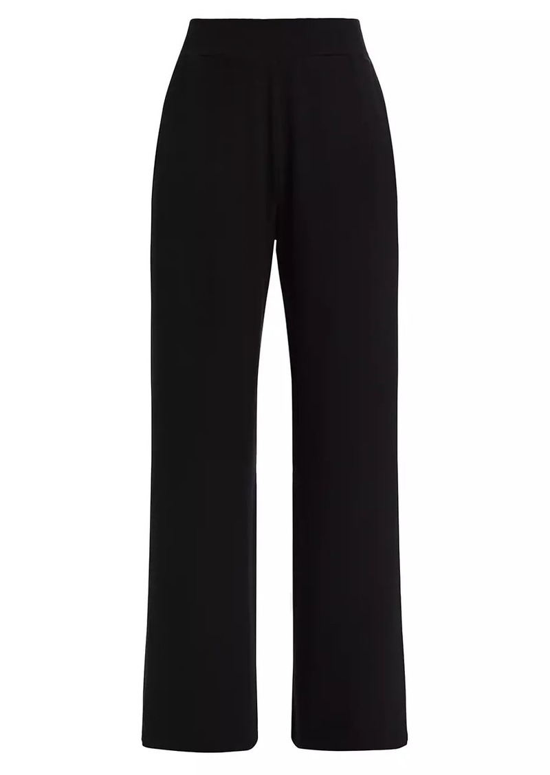 LESET Lauren Knit Wide-Leg Pants