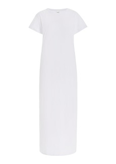 Leset - Exclusive Margo Cotton T-Shirt Maxi Dress - White - XL - Moda Operandi