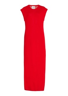 Leset - James Wool Maxi Dress - Red - L - Moda Operandi