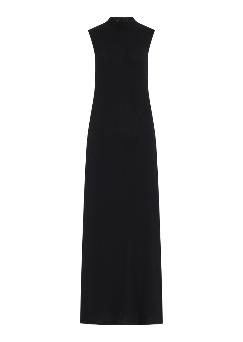 Leset - Lauren Sleeveless Jersey Turtleneck Maxi Dress - Black - XS - Moda Operandi