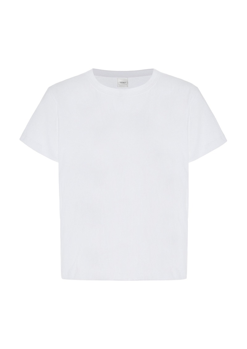 Leset - The Margo Cotton T-Shirt - White - XS - Moda Operandi