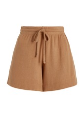 Leset - Women's Boxer Knit Mini Shorts - Neutral - Moda Operandi