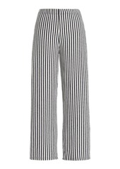 Leset - Women's Lori Stripe Burnout Knit Pants - Stripe - Moda Operandi