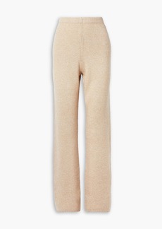 LESET - Zoe knitted wide-leg pants - Neutral - XL