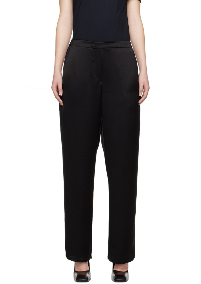 LESET Black Barb Painter Lounge Pants