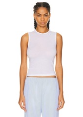 LESET Julien Sleeveless Crew Top