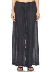 LESET Niko Drawstring Wide Leg Pant