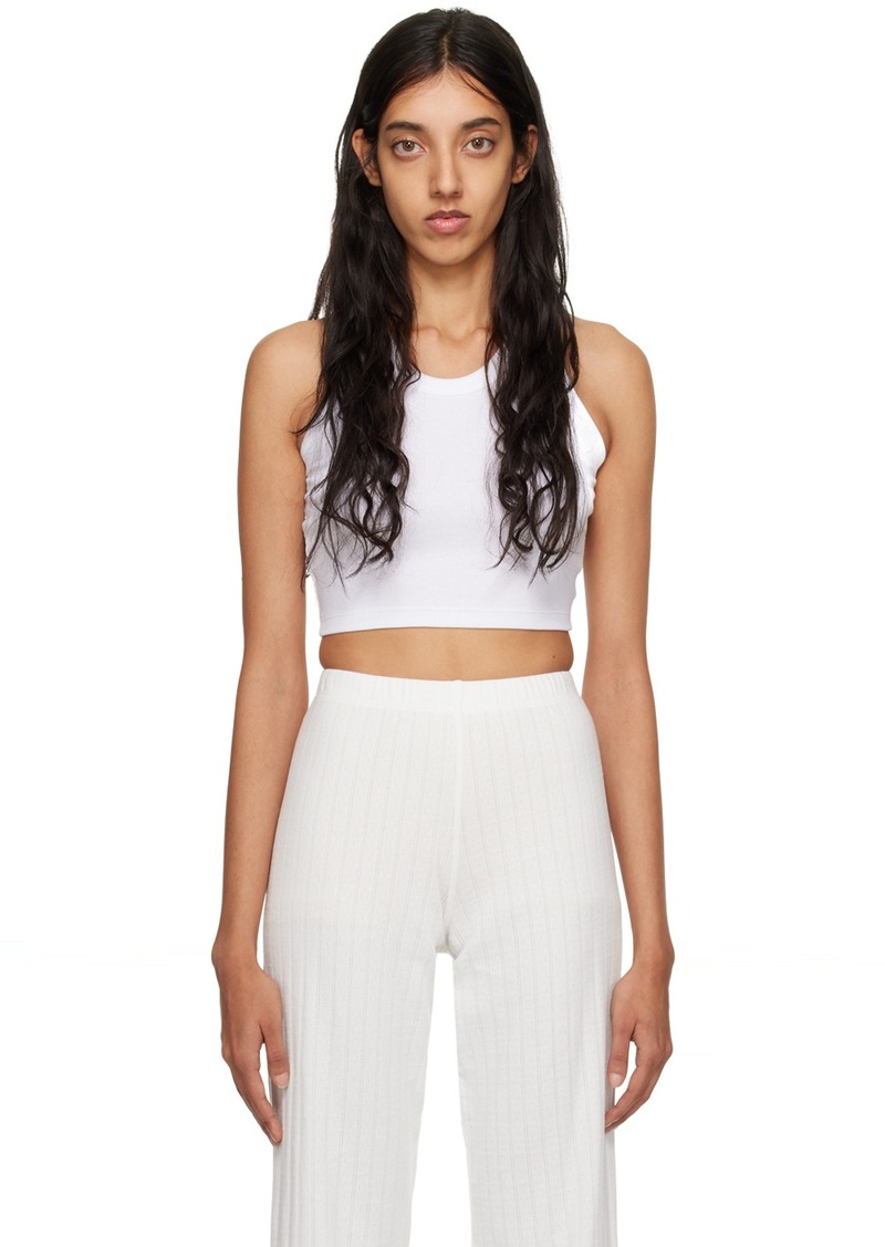 LESET White Kelly Tank Top