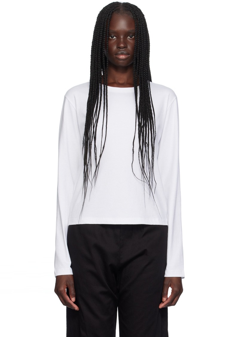 LESET White Margo Long Sleeve T-Shirt