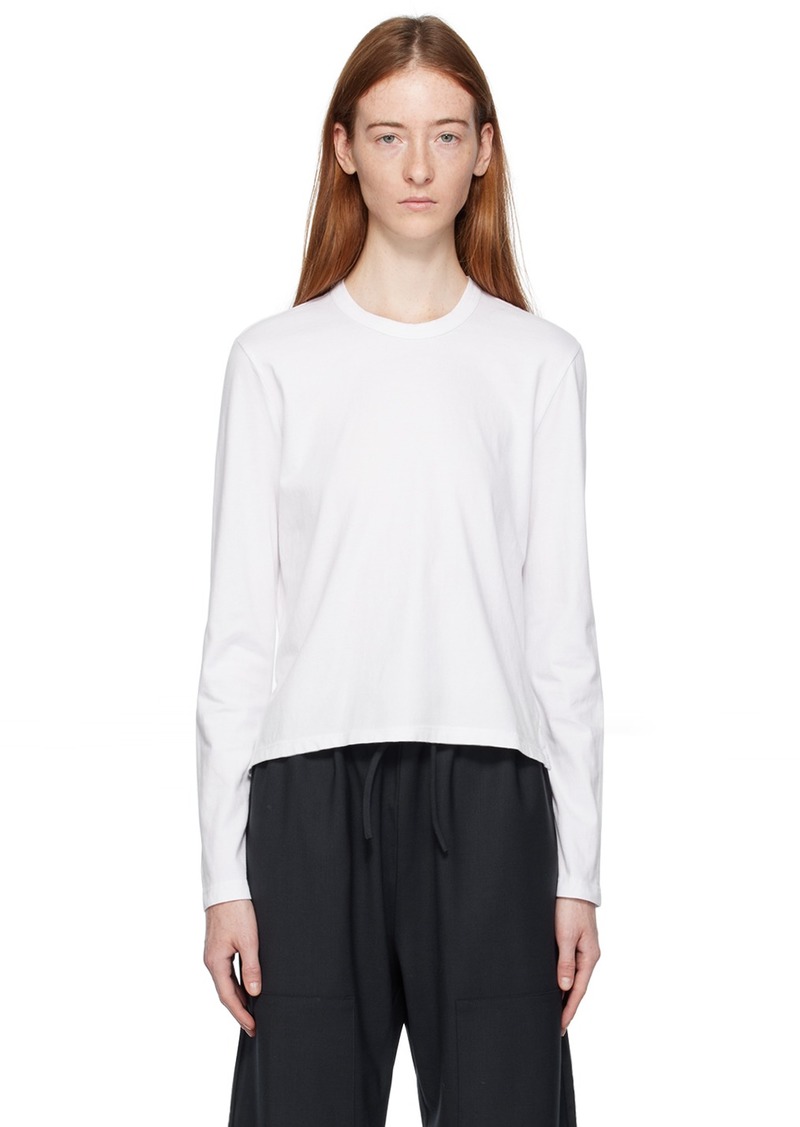 LESET White Maya Long Sleeve T-Shirt