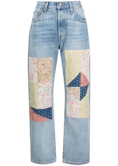 Levi's 501 '90s patchwork straight-leg jeans