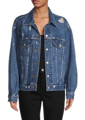 Levi's 90s Trucker Mad Love Distressed Denim Jacket