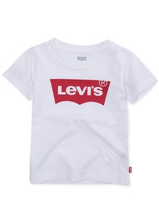 Levi's Baby Boys or Baby Girls Short Sleeve Classic Batwing T Shirt - White